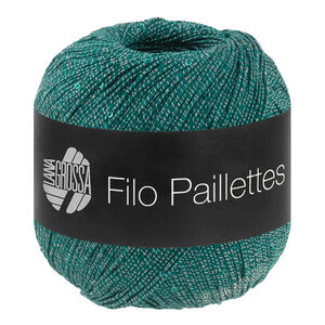 Lana Grossa FILO PAILLETTES | 10-pétrole