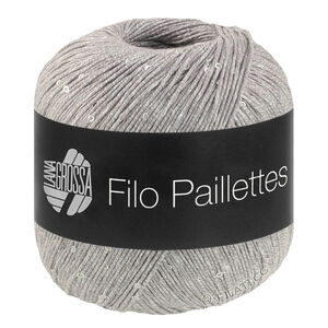 Lana Grossa FILO PAILLETTES | 14-gris clair