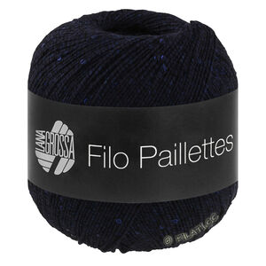 Lana Grossa FILO PAILLETTES | 15-bleu nuit