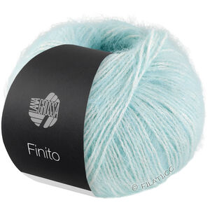 Lana Grossa FINITO | 03-turquoise tendre/crème