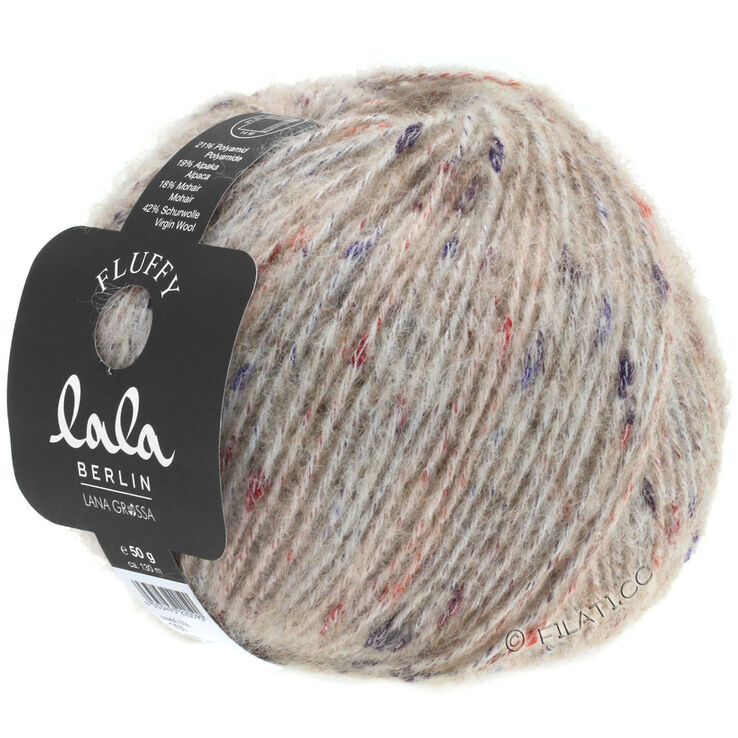 Lana Grossa FLUFFY (lala BERLIN) | 101-nature/beige chiné