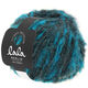Lana Grossa FURRY Bicolor (lala BERLIN) | 102-bleu pétrole/anthracite