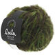 Lana Grossa FURRY Bicolor (lala BERLIN) | 105-olive/brun noir