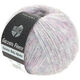 Lana Grossa GARZATO Fleece Uni/Print/Dégradé | 025-blanc/rose/gris