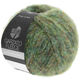 Lana Grossa GARZATO Fleece Uni/Print/Dégradé | 030-vert clair/vert jaune/noir