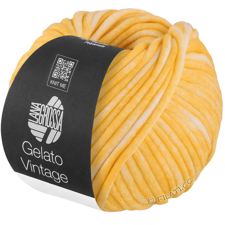 Lana Grossa GELATO Vintage | 101-jaune/blanc