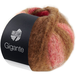 Lana Grossa GIGANTE | 05-rouge rouille/kaki/terre d'ombre/terre cuite/galet