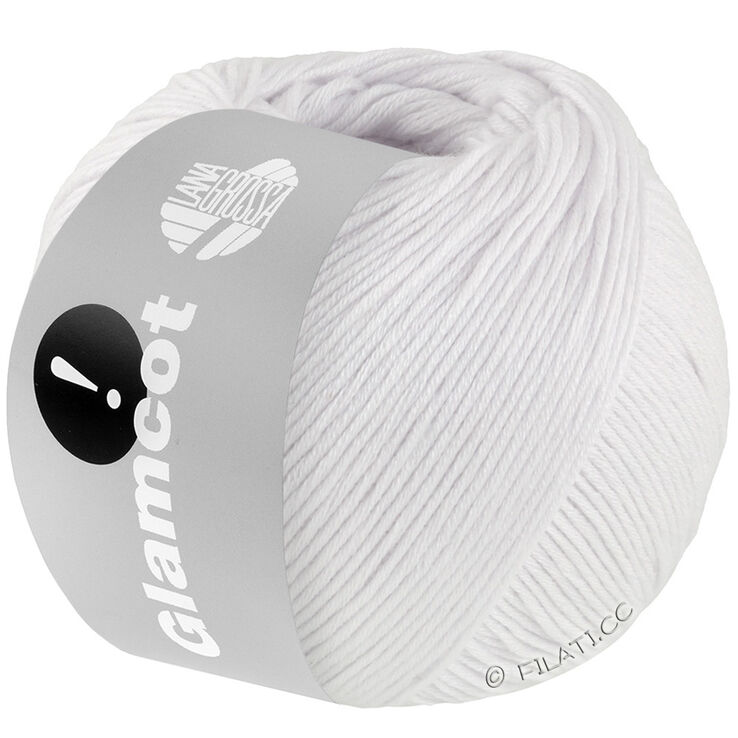 Lana Grossa GLAMCOT | 01-blanc