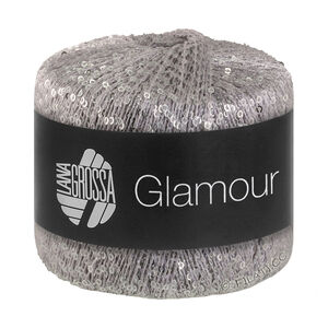 Lana Grossa GLAMOUR | 001-gris argent