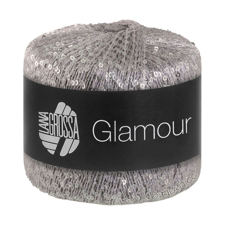 Lana Grossa GLAMOUR | 001-gris argent