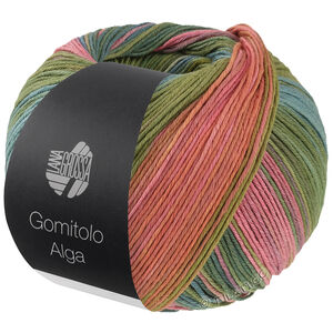Lana Grossa GOMITOLO ALGA | 2025-blanc/bleu clair/vert bleu/vert clair/vert foncé/rose vif/prune/turquoise/saumon/pétrole