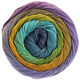 Lana Grossa GOMITOLO ALOHA | 303-ocre/mûre/terre d'ombre/aubergine/jade/turquoise/vert