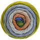Lana Grossa GOMITOLO ALOHA | 318-gris clair/gris/gris vert/olive/royal/cannelle