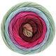 Lana Grossa GOMITOLO ALOHA | 320-rose vif/bordeaux/vert blanc/bleu clair/cannelle/brun rosé