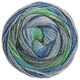 Lana Grossa GOMITOLO BENE | 754-vert/gris/bleu moyen/jean/bleu foncé