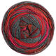 Lana Grossa GOMITOLO BENE | 758-gris foncé/bordeaux/rouge/cyclamen