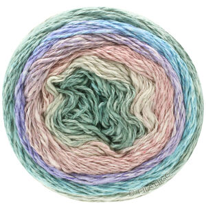 Lana Grossa GOMITOLO COLLINA | 1012-bois de rose/pourpre/bleu clair/menthe/grège