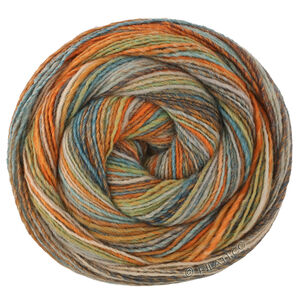 Lana Grossa GOMITOLO DISEGNO | 522-olive/beige/ocre/gris foncé/gris clair/turquoise/orange/menthe