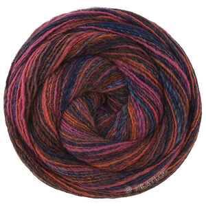 Lana Grossa GOMITOLO DISEGNO | 526-nougat/marine/bleu nuit/cyclamen/orange/brun gris/brun foncé