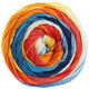 Lana Grossa GOMITOLO DOPPIO | 202-bleu clair/bleu ciel/bleu foncé/blanc/jaune/orange/saumon/rouge clair