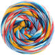 Lana Grossa GOMITOLO DOPPIO | 252-bleu clair/bleu ciel/bleu foncé/blanc/jaune/orange/saumon/rouge clair