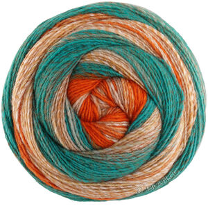 Lana Grossa GOMITOLO FUSIONE | 2029-beige/chameau/orange/turquoise/brun