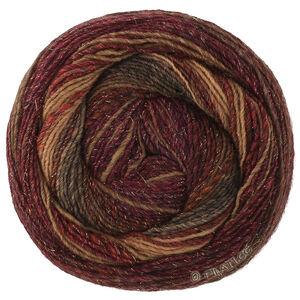 Lana Grossa GOMITOLO GALA | 4043-brun noir/brun foncé/brun gris/bourgogne/chameau/rouge vin