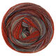 Lana Grossa GOMITOLO GALA | 4045-rouge foncé/rouge gris/turquoise/pétrole/bleu gris/beige/brun gris