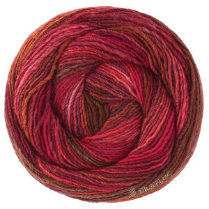 Lana Grossa GOMITOLO INTENSO | 239-brun foncé/rouge vin/rouge clair/bourgogne/brun chocolat