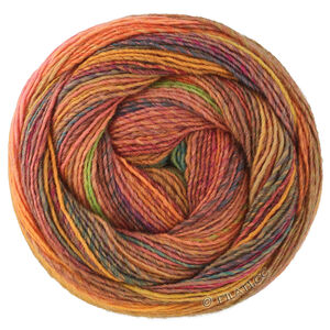 Lana Grossa GOMITOLO INTENSO | 242-rouge foncé/nougat/orange/jaune safran/jade/vert clair/vert foncé/violet/corail