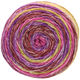 Lana Grossa GOMITOLO MEILENWEIT | 4013-rose vif/violet rouge/rouge brun/jaune moutarde/curry