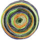 Lana Grossa GOMITOLO MEILENWEIT | 4015-gris vert/gris foncé/gris clair/vert clair/orange/violet