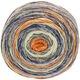 Lana Grossa GOMITOLO MEILENWEIT | 4020-brun/bleu gris/orange/écru/beige