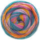 Lana Grossa GOMITOLO MOLTO | 602-orange/pourpre/pétrole/rose/jaune/rose vif