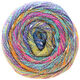 Lana Grossa GOMITOLO SUMMER TWEED | 05-violet bleu/jaune maïs/turquoise/cyclamen/violet rouge