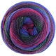Lana Grossa GOMITOLO VERSIONE | 454-bleu d'encre/violet rouge/violet foncé/fuchsia/forêt verte