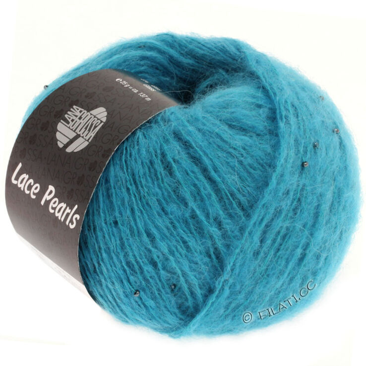Lana Grossa LACE Pearls | 001-bleu turquoise