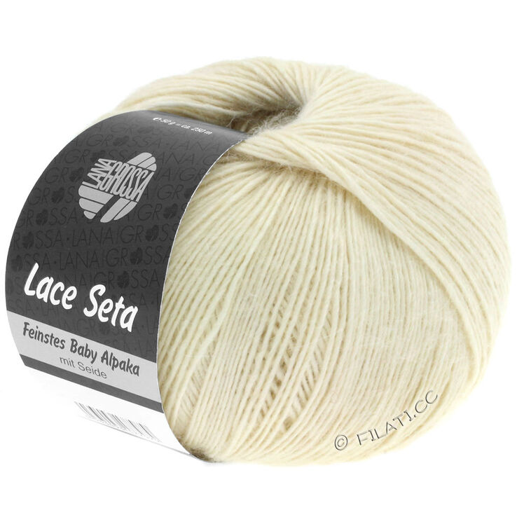 Lana Grossa LACE SETA | 01-écru