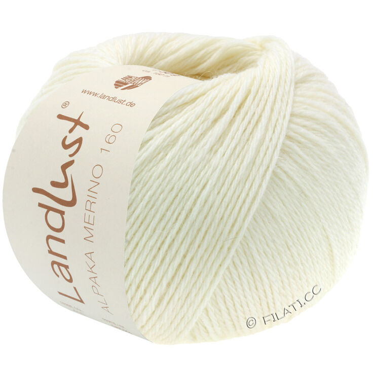 Lana Grossa LANDLUST Alpaka Merino 160 | 401-écru