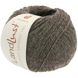 Lana Grossa LANDLUST Alpaka Merino 160 | 405-brun gris