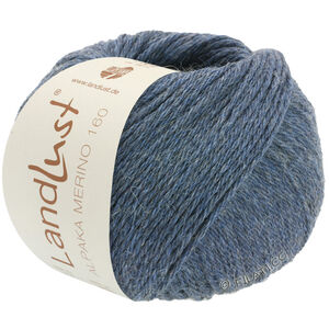 Lana Grossa LANDLUST Alpaka Merino 160 | 411-bleu gris
