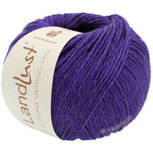 Lana Grossa LANDLUST Alpaka Merino 160 | 449-pourpre bleu