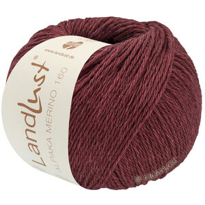 Lana Grossa LANDLUST Alpaka Merino 160 | 452-rouge vin