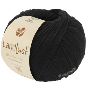 Lana Grossa LANDLUST BAUMWOLLE (GOTS) | 01-noir