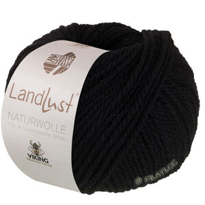 Lana Grossa LANDLUST Naturwolle | 11-noir