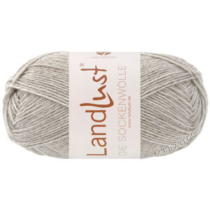Lana Grossa LANDLUST DIE SOCKENWOLLE 50g Mélange | 1607-gris clair chiné
