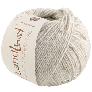Lana Grossa LANDLUST Soft Tweed 180 | 125-gris argent chiné