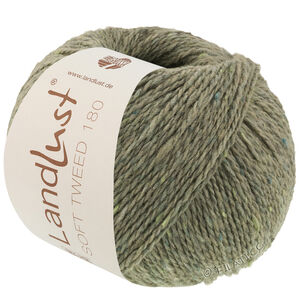 Lana Grossa LANDLUST Soft Tweed 180 | 135-vert sauge chiné