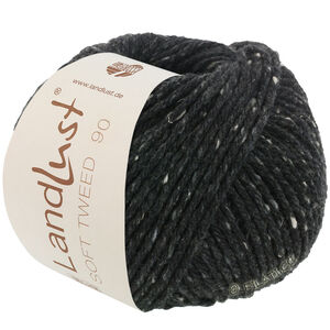 Lana Grossa LANDLUST Soft Tweed 90 | 06-noir chiné