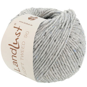 Lana Grossa LANDLUST Soft Tweed 90 | 17-gris clair chiné